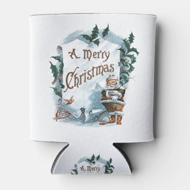 Enfriador De Latas Navidades Santa (Anverso)