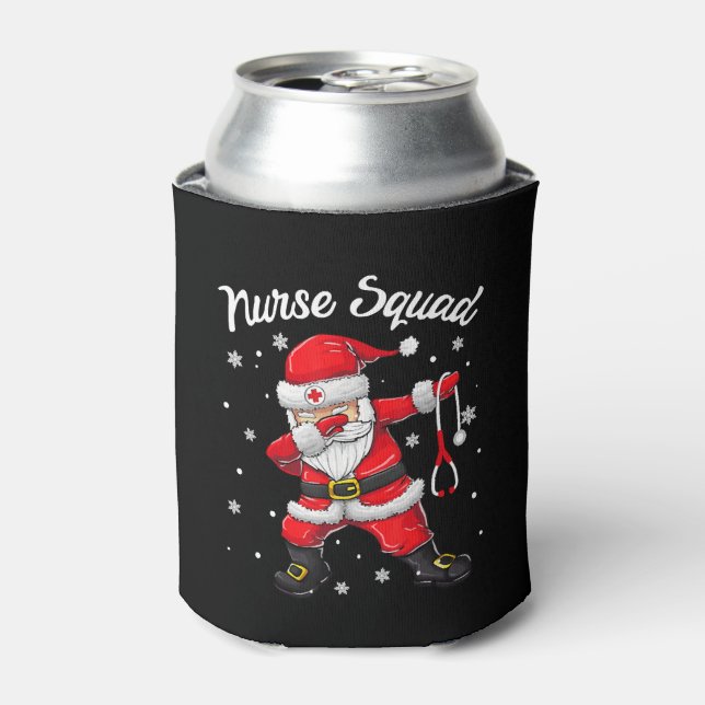 Enfriador De Latas Navidades Scrub Dabbing Santa (Lata Anverso)
