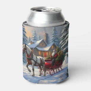Enfriador De Latas Navidades Sleigh Santa