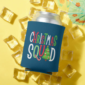 Enfriador De Latas Navidades Squad Funny Familia De Árboles De Xmas