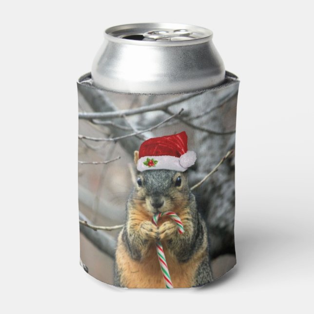 Enfriador De Latas Navidades Squirrel (Lata Anverso)