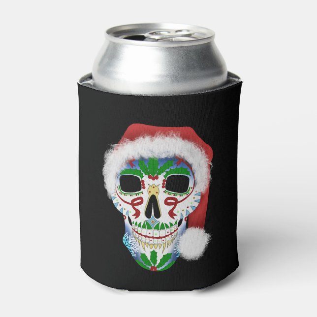Enfriador De Latas Navidades Sugar Skull (Lata Anverso)