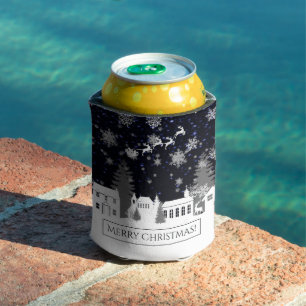 Enfriador De Latas Navidades Village Cooler