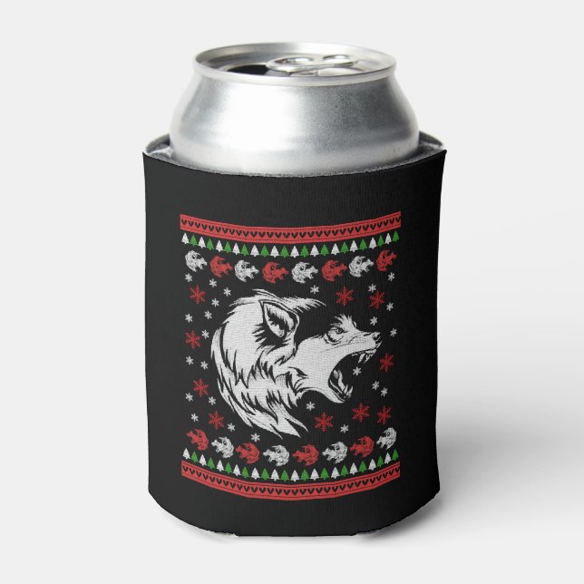 Enfriador De Latas Navidades Wolf (Lata Anverso)