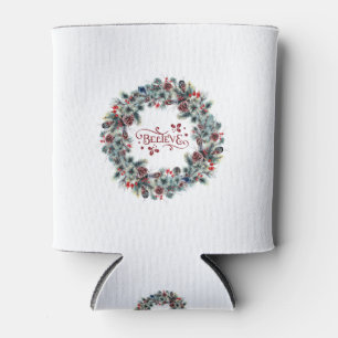 Enfriador De Latas Navidades Wreath CREE Típografía