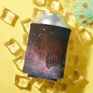 Enfriador De Latas Nebulosa Carina Rojo y Azul Telescopio Hubble