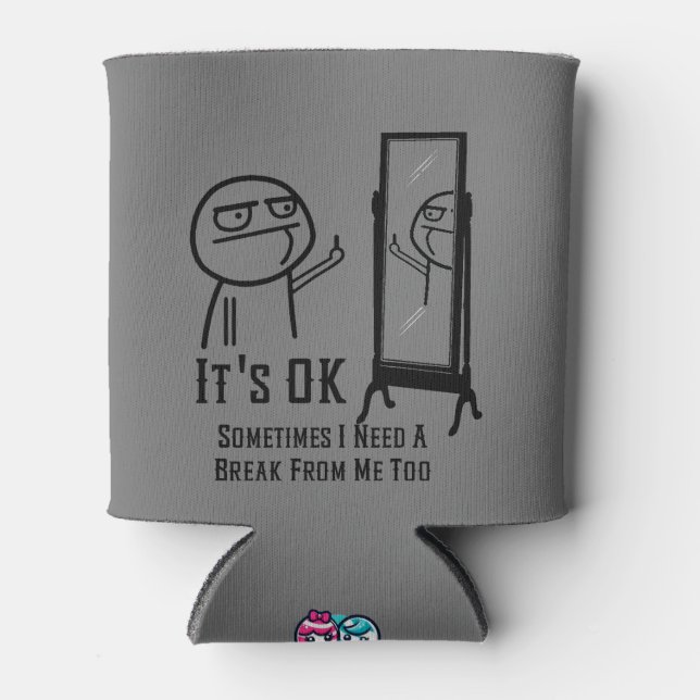 Enfriador De Latas Necesita un descanso (Anverso)