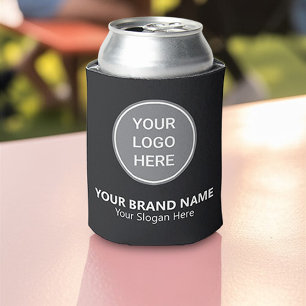 Enfriador De Latas Negra Logotipo de Personalizado Comercial Corporat