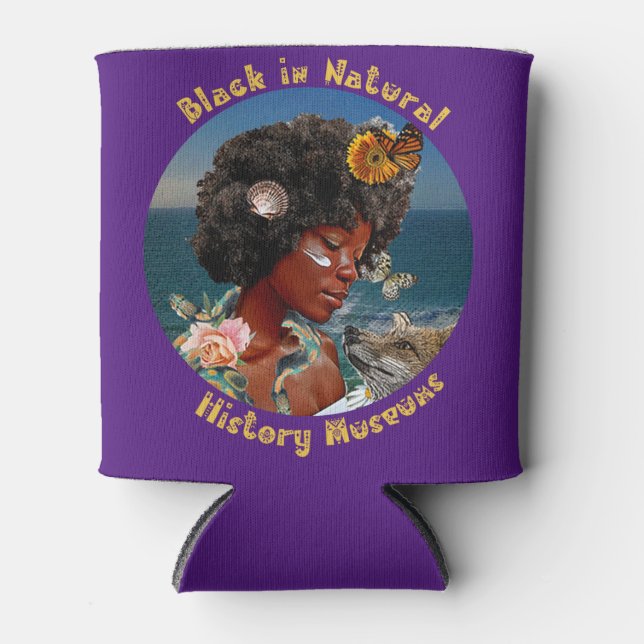 Enfriador De Latas Negro en el Refrigerador de bebidas de los Museos  (Anverso)