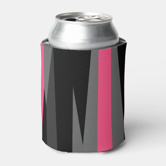 Enfriador De Latas Negro rosa y gris (Lata Anverso)