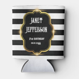 Enfriador De Latas Negro y blanco