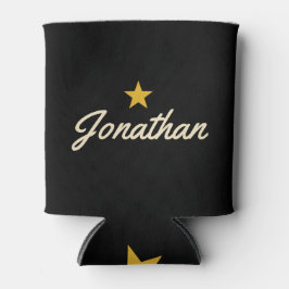 Enfriador De Latas Negro y Crema Vintage YE Star Signature