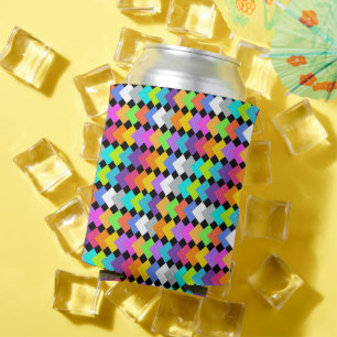Enfriador De Latas Neon Diamonds