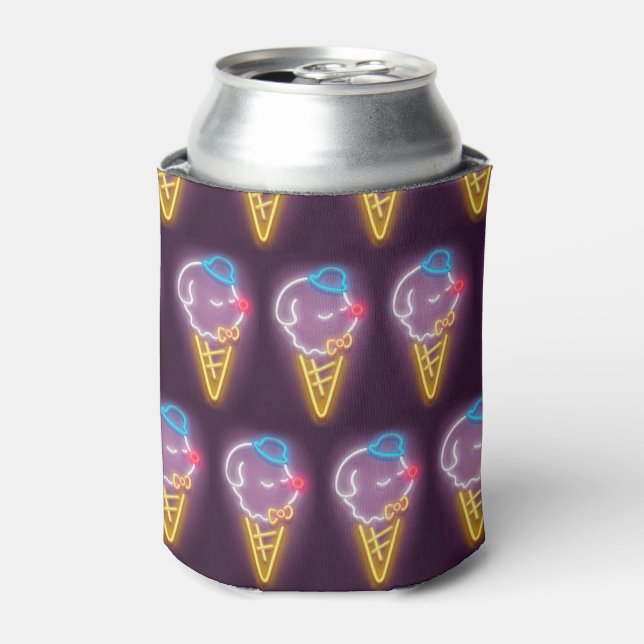 Enfriador De Latas Neon Ice Cream Dog (Lata Anverso)