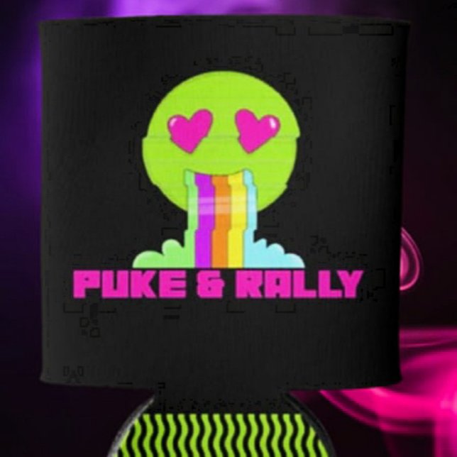 Enfriador De Latas Neon Puke & Rally Can Cooler | Vuelve la fiesta (Subido por el creador)