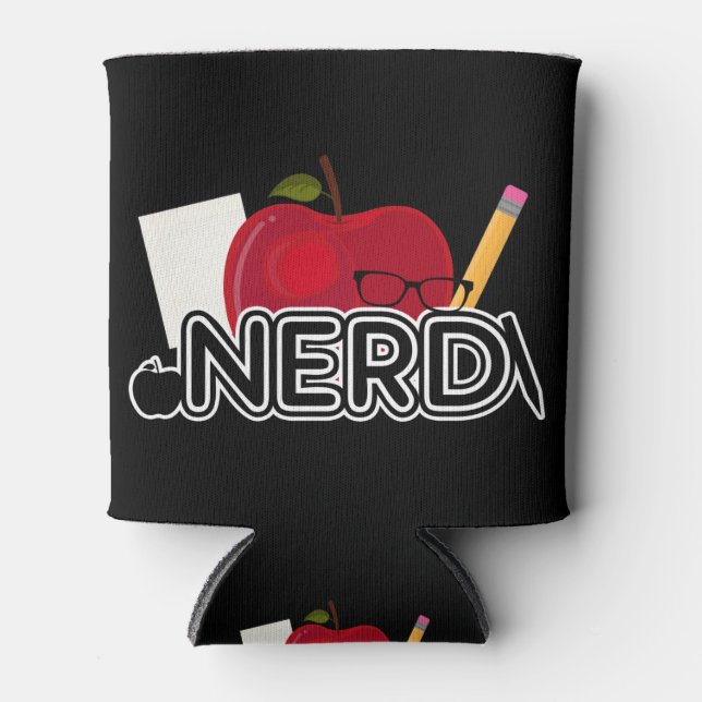 Enfriador De Latas Nerd (Anverso)