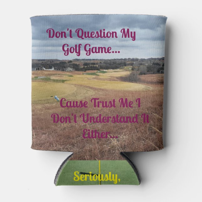 Enfriador De Latas Nevera de golf divertida (Anverso)
