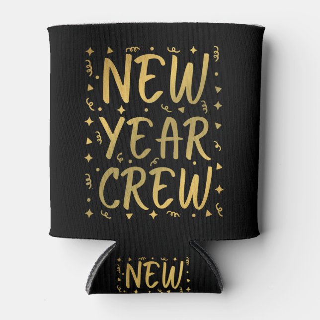Enfriador De Latas New Year Crew (Anverso)