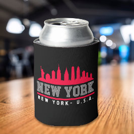 Enfriador De Latas New York City Beautiful Skyline