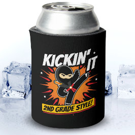 Enfriador De Latas Ninja Kick de 2º Grado De Regreso A La Escuela