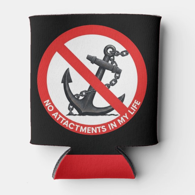 Enfriador De Latas No attachments in my life (Anverso)