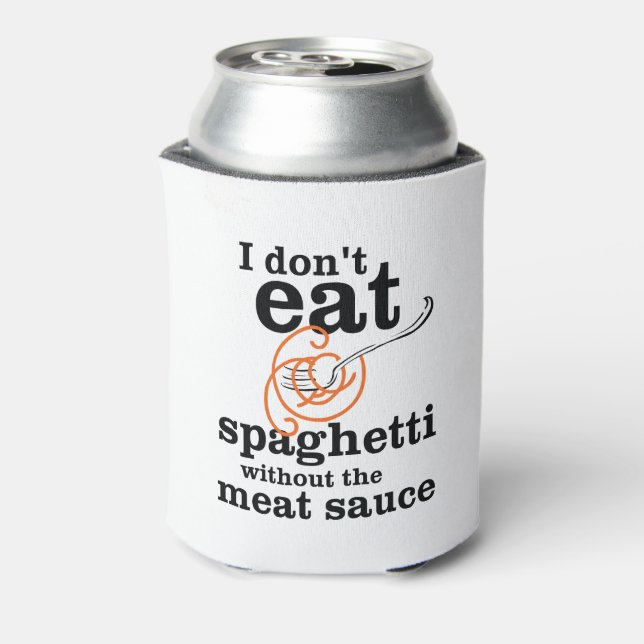 Enfriador De Latas No como Spaghetti sin la salsa de carne (Reverso de la lata)