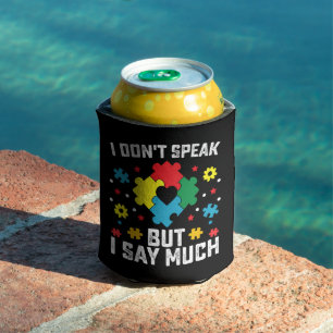 Enfriador De Latas No Hablo Pero Digo Mucho Conciencia del Autismo