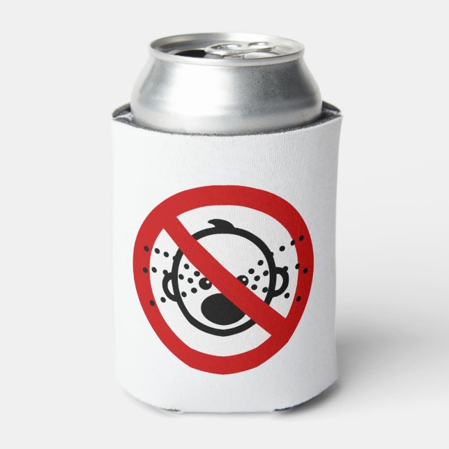 Enfriador De Latas NO HAY Bebés Llorando ⚠ Rótulo del aeropuerto tail (Lata Anverso)