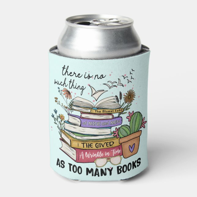 Enfriador De Latas No hay nada como tantos libros (Lata Anverso)