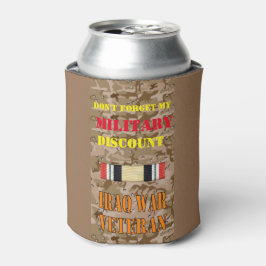 ENFRIADOR DE LATAS NO OLVIDES MI DESCUENTO MILITAR