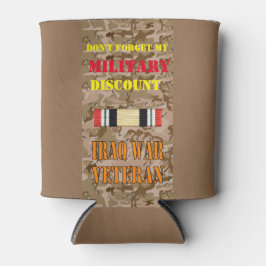 ENFRIADOR DE LATAS NO OLVIDES MI DESCUENTO MILITAR