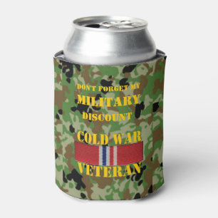 ENFRIADOR DE LATAS NO OLVIDES MI DESCUENTO MILITAR