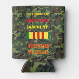 ENFRIADOR DE LATAS NO OLVIDES MI DESCUENTO MILITAR