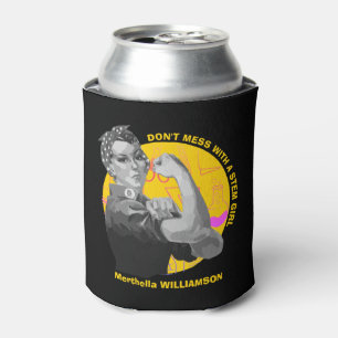 Enfriador De Latas No te metas con Chica STEM