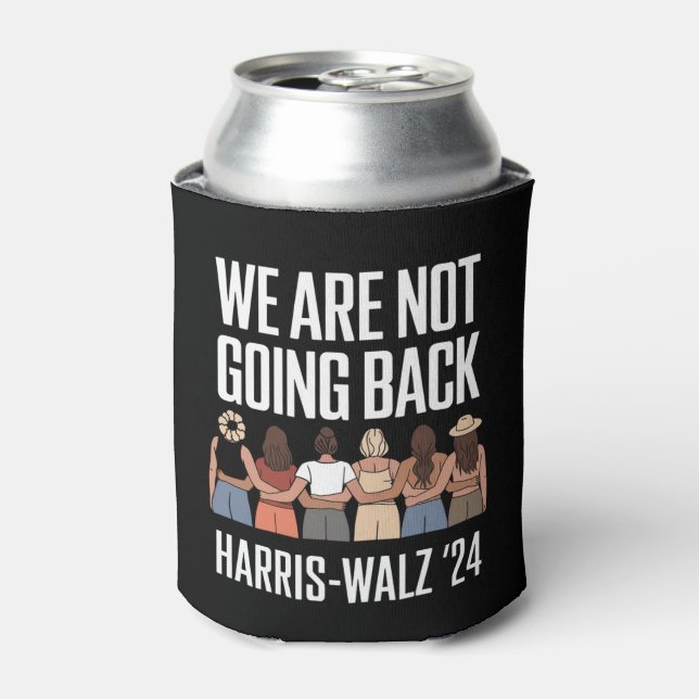 Enfriador De Latas No vamos a regresar Kamala Harris Waltz 24 (Lata Anverso)