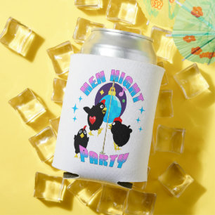 Enfriador De Latas Noche de gallinas divertidas, fiesta de pollo, hum