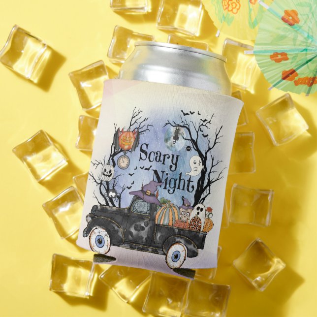 Enfriador De Latas Noche de miedo de Halloween (Verano in situ)