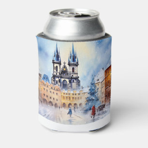 Enfriador De Latas Noche de Praga en la República Checa