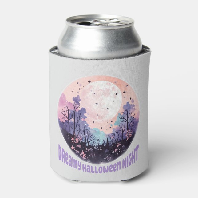 Enfriador De Latas Noche Dreamy Halloween (Lata Anverso)