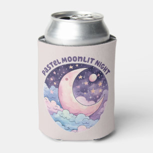 Enfriador De Latas Noche Pastel Moonlit - Luna Crescent Dreamy