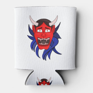 Enfriador De Latas Noh Theater Hannya Japonés