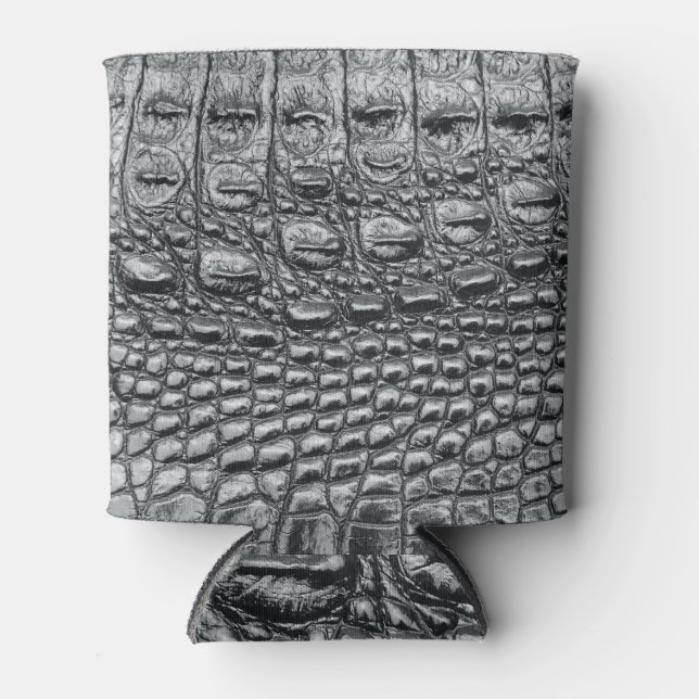 Enfriador De Latas Noir cocodrilo: Mistique de cuero negro (Anverso)