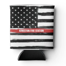 Nombre de bandera de estación de bomberos Grunge T