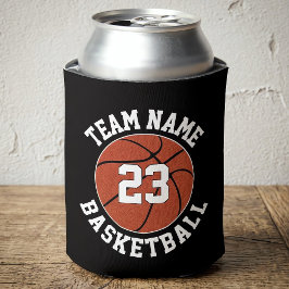 Enfriador De Latas Nombre de equipo personalizado de baloncesto y núm