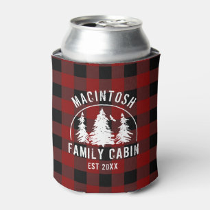 Enfriador De Latas Nombre de familia de la cabina Red Black Buffalo r