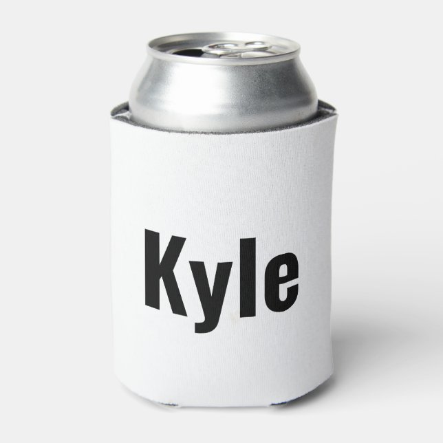 Enfriador De Latas Nombre de Kyle Mens, (Lata Anverso)