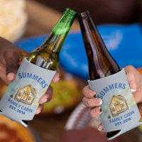 Nombre de la cabina familiar Bosque acuarela