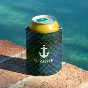 Enfriador De Latas Nombre del Anclaje de patrón de sirena nautica