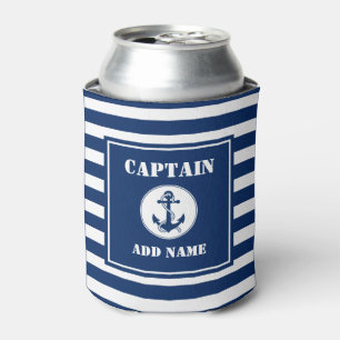 Enfriador De Latas Nombre del capitán Anchor y del Árbol Nombre del