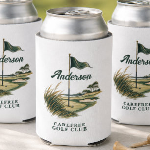 Enfriador De Latas Nombre del club de campo de golf clásico